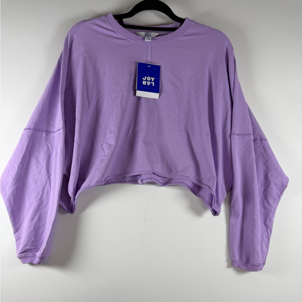 JoyLab™ Women's Washed Jersey Long Sleeve Top - Purple XS - Picture 5 of 10